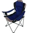 oversize heavy duty high back padded recliner chair quad chair camping folding chair