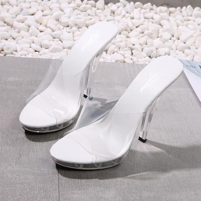 Summer PVC Jelly Sandals Open Toe High Heels Women Transparent Slippers Shoes Heel Clear Sandals Size 35-42
Summer PVC Jelly Sandals Open Toe High Heels Women Transparent Slippers Shoes Heel Clear Sandals Size 35-42