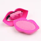 Hot selling product professional lip shape hair brush hot beauty cosmetic tool classic design detangle hair comb