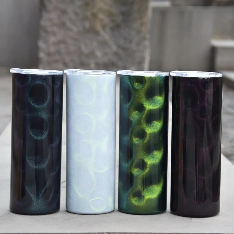 NEW Wholesale Peacock Coating Sublimation Straight Skinny double wall vacuum stainless steel skinny tumbler with lid and straw
NEW Wholesale Peacock Coating Sublimation Straight Skinny double wall vacuum stainless steel skinny tumbler with lid and straw