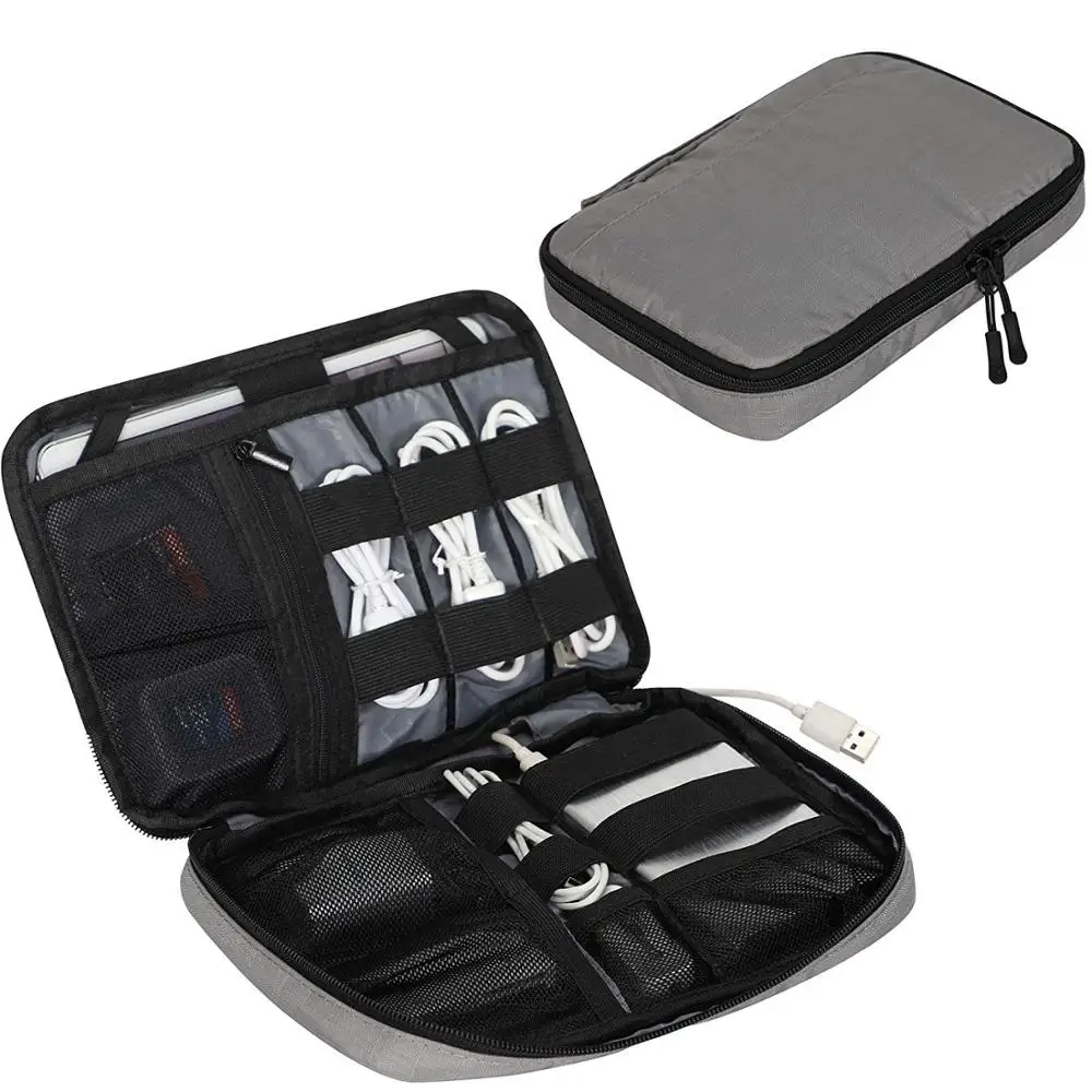 Wholesale Polyester Electronic Travel Universal Cable Organizer Bag Portable Electronics Accessories Storage Bag
Wholesale Polyester Electronic Travel Universal Cable Organizer Bag Portable Electronics Accessories Storage Bag