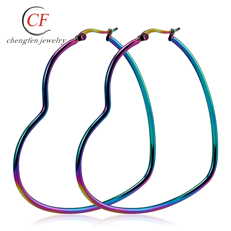 Classic jewelry earrings big heart shape gold plated stainless steel earrings for women girls and ladies
Classic jewelry earrings big heart shape gold plated stainless steel earrings for women girls and ladies