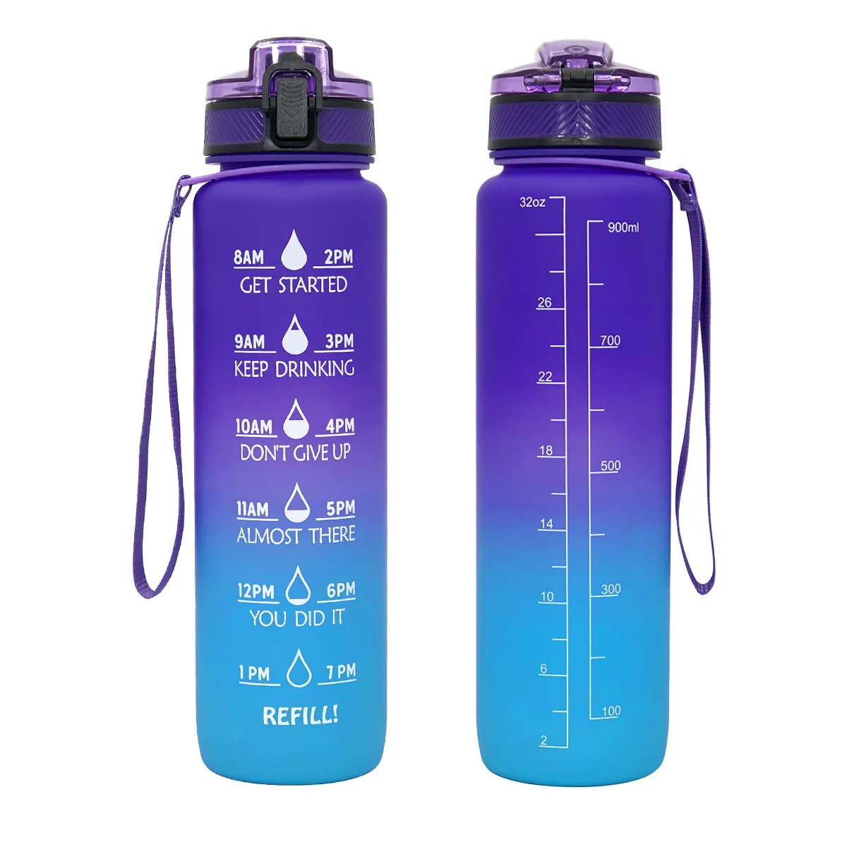 New Whole Sale Price32oz Kettle Frosted BPA Free Water Bottle for Outdoor Sports With Time Marker Straw Lid Water Bottle
New Whole Sale Price32oz Kettle Frosted BPA Free Water Bottle for Outdoor Sports With Time Marker Straw Lid Water Bottle