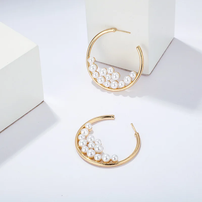 Trendy Big Round Imitation Pearl Earrings Big Circle White Bead Korean Women Wedding Gift Ear Jewelry
Trendy Big Round Imitation Pearl Earrings Big Circle White Bead Korean Women Wedding Gift Ear Jewelry