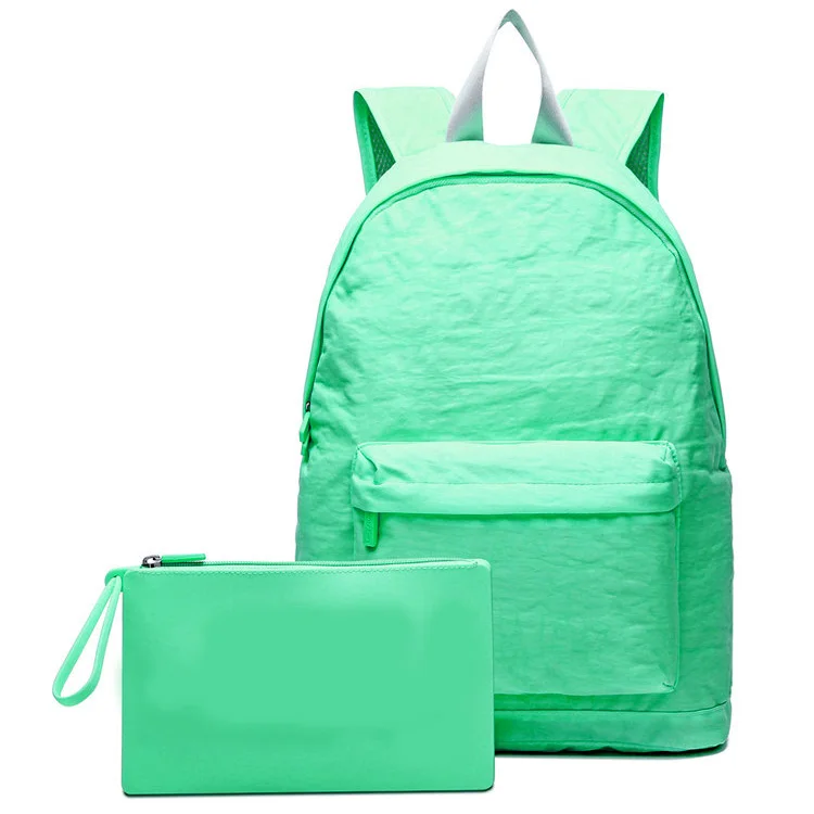 Portable 2 piece set backpack silicone handbag, Blue, pink, dark blue, orange, green
Portable 2 piece set backpack silicone handbag, Blue, pink, dark blue, orange, green
