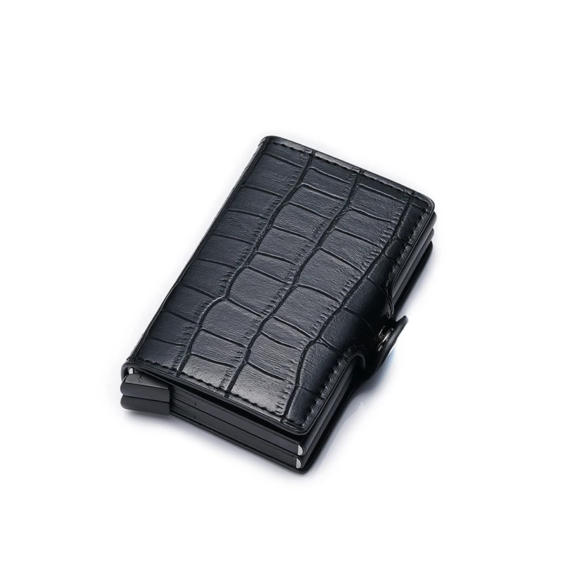 Metal credit card holder fashion PU leather aluminium card holder with RFID double pop up card case, Red, green, blue, black, coffee
Metal credit card holder fashion PU leather aluminium card holder with RFID double pop up card case, Red, green, blue, black, coffee