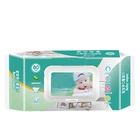 Custom Biodegradable Organic Baby Cotton Hand Mouth Pacifier Cleaning Wipes