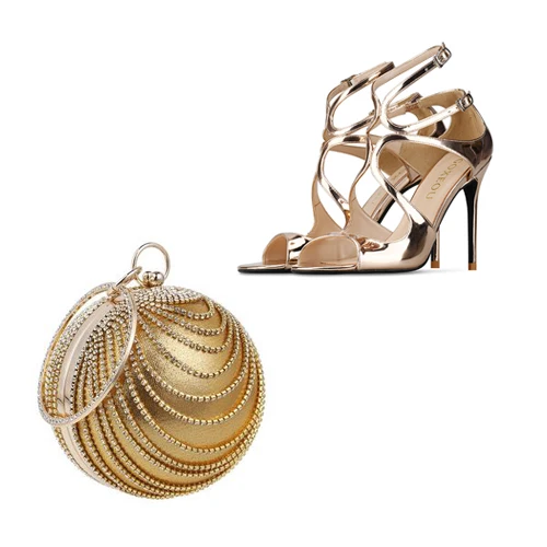 Goxeou Women African Shoes and Bags to Match Matching High Heels and Handbags Set Italian Style Ladies Sexy Luxury Design 32-46
Goxeou Women African Shoes and Bags to Match Matching High Heels and Handbags Set Italian Style Ladies Sexy Luxury Design 32-46