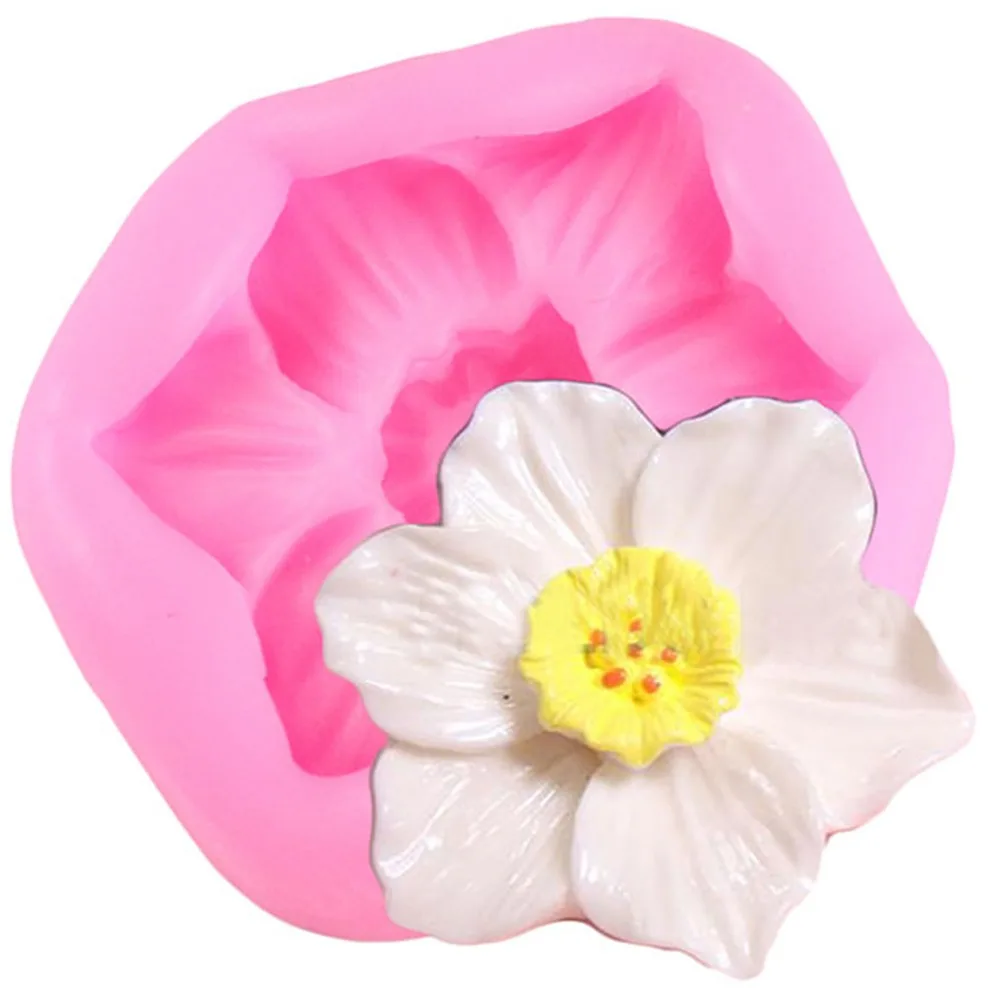 Single Hole Small Flower Daisy Cake Silicone Mold Chocolate Biscuit Mold Kitchen Accessories, As photo
Single Hole Small Flower Daisy Cake Silicone Mold Chocolate Biscuit Mold Kitchen Accessories, As photo