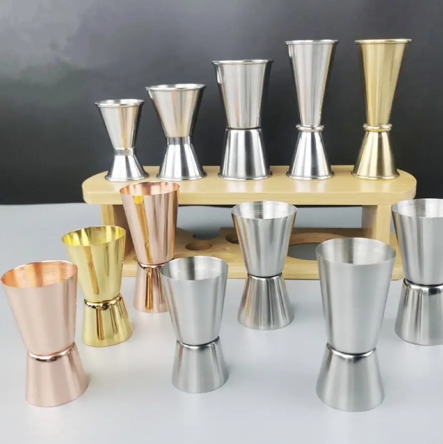 Bar Tool Stainless Steel Double Side Head Ring 20/40 30/60ml Wine Measuring Cup Copper Gold Copper Cocktail BarJigger, Sliver,etc.
Bar Tool Stainless Steel Double Side Head Ring 20/40 30/60ml Wine Measuring Cup Copper Gold Copper Cocktail BarJigger, Sliver,etc.