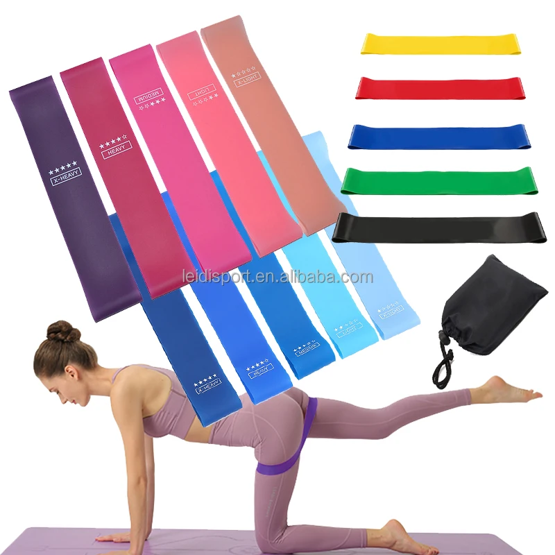 5 colors fitness wholesale custom logo latex hip exercise stretch yoga training resistance bands loop set
5 colors fitness wholesale custom logo latex hip exercise stretch yoga training resistance bands loop set