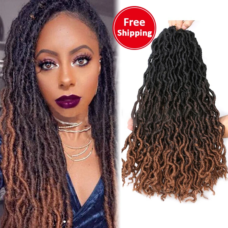 factory direct supply 18in 24root 100g Gypsy locs crochet chemical fiber pre stretched synthetic braiding extentions hair
factory direct supply 18in 24root 100g Gypsy locs crochet chemical fiber pre stretched synthetic braiding extentions hair