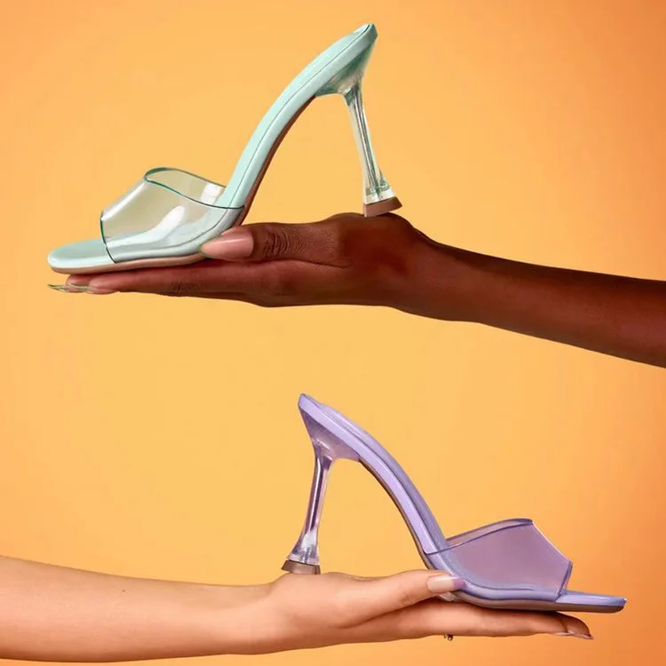 2022 new spring and summer sandals and slippers women's thick-heeled square-toe transparent high-heeled slippers fashion, Customized color
2022 new spring and summer sandals and slippers women's thick-heeled square-toe transparent high-heeled slippers fashion, Customized color