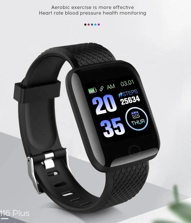 Sport Fitness SHealthy life Brazalete 119P black straps rubber sport wrist band FitPro watch 116P smart bracelet, Black/blue/white/pink
Sport Fitness SHealthy life Brazalete 119P black straps rubber sport wrist band FitPro watch 116P smart bracelet, Black/blue/white/pink