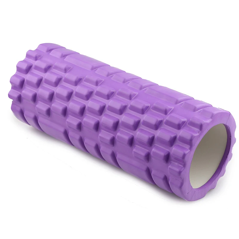 

Yoga Column Fitness Foam Yoga Pilates Roller blocks Train Gym Massage Grid Point Therapy Physio Exercise 33cm, Pink,blue,green,purple,orange