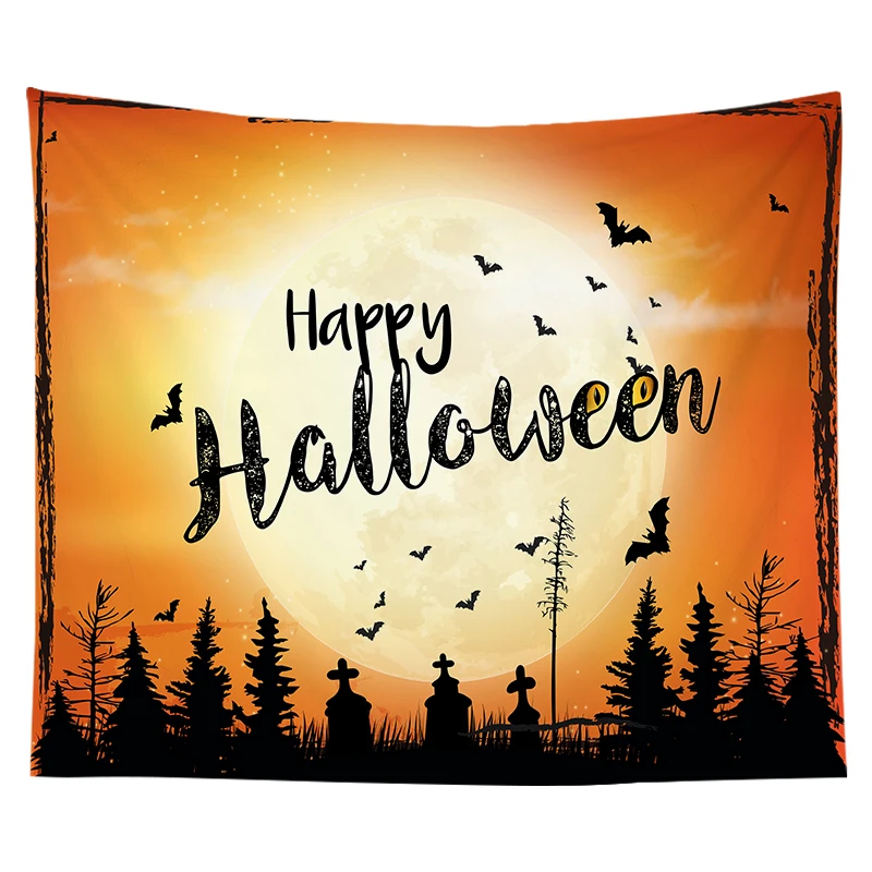 Fabric cotton cool wholesale custom printed wall hanging tapestries festival Halloween tapestry for bedroom, Multi color
Fabric cotton cool wholesale custom printed wall hanging tapestries festival Halloween tapestry for bedroom, Multi color