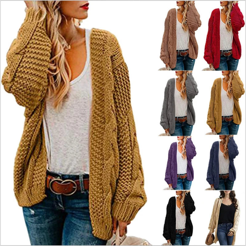 Autumn/Winter New Knitted Cardigans For Women Sweaters Oversized Open Front Wide Long Sleeve Loose Coat, As picture/ customized
Autumn/Winter New Knitted Cardigans For Women Sweaters Oversized Open Front Wide Long Sleeve Loose Coat, As picture/ customized