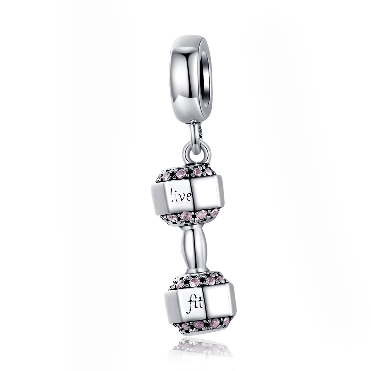 BAMOER Genuine 925 Sterling Silver Pendant Charm for Women Original 925 Snake Bracelet Necklace Bumbell Sport Design SCC1340
BAMOER Genuine 925 Sterling Silver Pendant Charm for Women Original 925 Snake Bracelet Necklace Bumbell Sport Design SCC1340