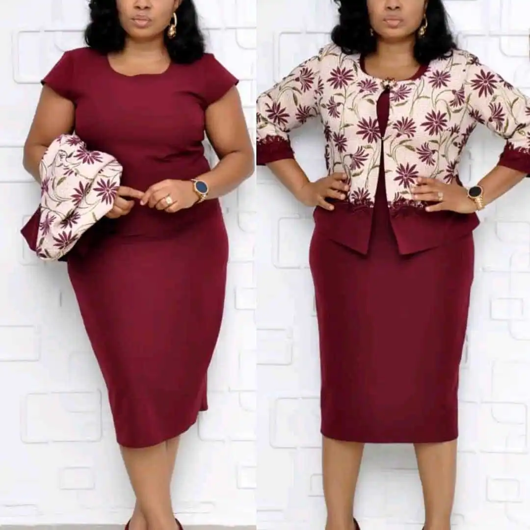African Dresses Spring Summer Women Clothing Ladies Plus Size Two Piece 2 Piece Coat and Dress Sets, Customized color
African Dresses Spring Summer Women Clothing Ladies Plus Size Two Piece 2 Piece Coat and Dress Sets, Customized color