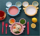 2020 New unique crab ocean animal cartoon kids plastic plates