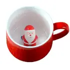 Christmas Gift Cute Animal Coffee Mug, Cartoon Ceramic Couple Cup, Christmas 3D Animal Cup