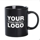 diy customized promotional white dye cup coated thermo ceramic photo mugs sublimation blank 11oz for india