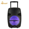 Eagle Audio 15 inch Classic Plastic Party Portable PA Speaker with Trolley led light