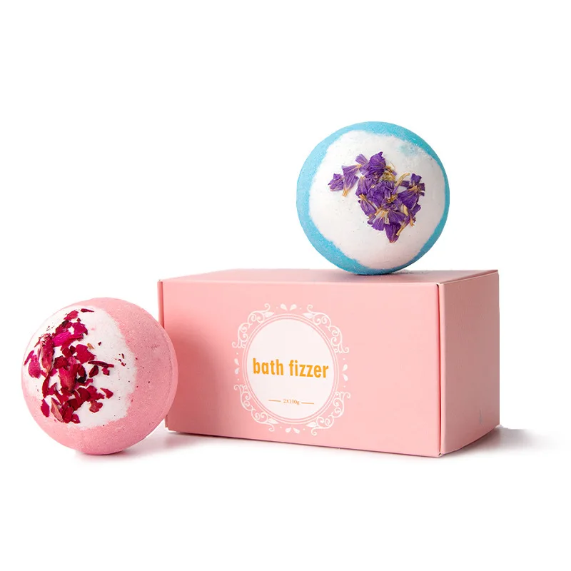 In Stock Pink Packaging 2 * 100G Dry Flower Bath Bombs Gift Set Natural Bathbombs Bubble Bath Fizzies, Double color of each
In Stock Pink Packaging 2 * 100G Dry Flower Bath Bombs Gift Set Natural Bathbombs Bubble Bath Fizzies, Double color of each