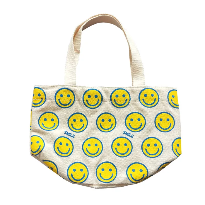 2021 Korean Thick Smiley Face Hit Color Canvas Portable Small Mini Bag Female Mommy Lunch Bucket Shoulder Drawstring Handbag
2021 Korean Thick Smiley Face Hit Color Canvas Portable Small Mini Bag Female Mommy Lunch Bucket Shoulder Drawstring Handbag