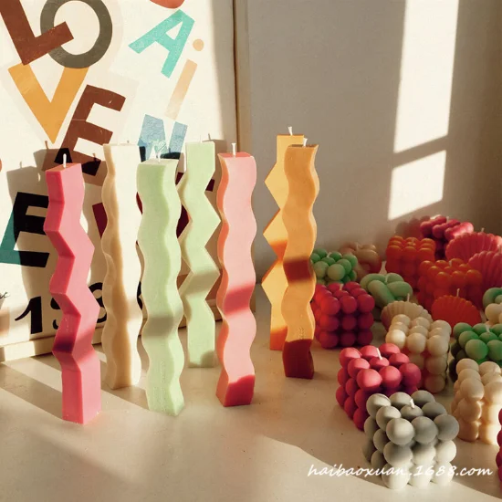 LOVE'N LV575B European Simple Wave Folding Line Strip Shaped Geometric Candle Mold Home Decoration Silicone Mold
LOVE'N LV575B European Simple Wave Folding Line Strip Shaped Geometric Candle Mold Home Decoration Silicone Mold