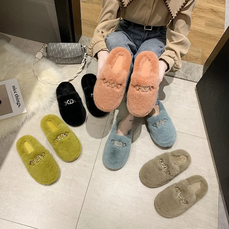 CX15 Women Warm Soft Flat House Shoes 2021 Fashion Furry Bedroom Slippers, As picture or custom
CX15 Women Warm Soft Flat House Shoes 2021 Fashion Furry Bedroom Slippers, As picture or custom