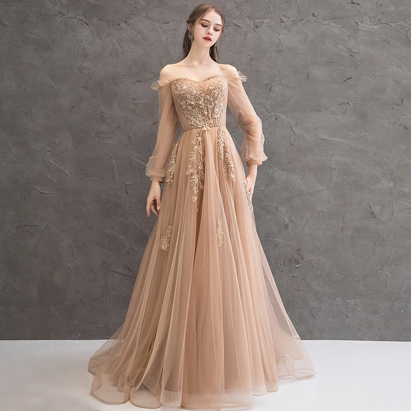 Amazon Best Selling Tulle Long Sleeves Evening Dresses Low MOQ Tulle Long Sleeves Evening Dresses
Amazon Best Selling Tulle Long Sleeves Evening Dresses Low MOQ Tulle Long Sleeves Evening Dresses
