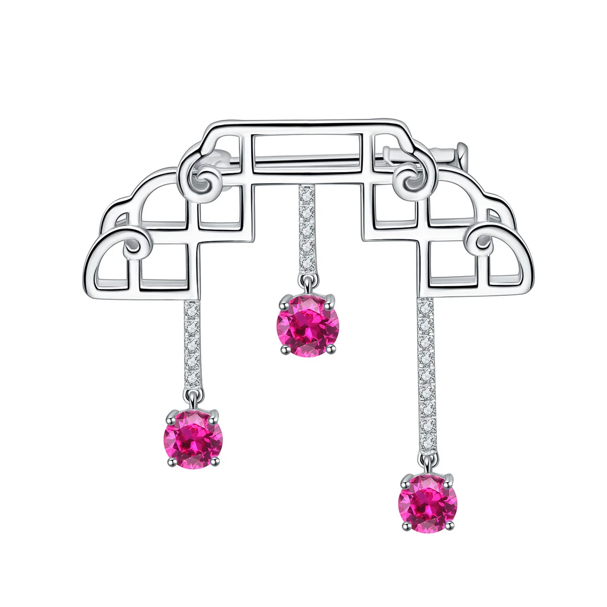 New arrivals luxury 925 Sterling Silver jewelry set for women brooch pin designer red corundum brooches
New arrivals luxury 925 Sterling Silver jewelry set for women brooch pin designer red corundum brooches