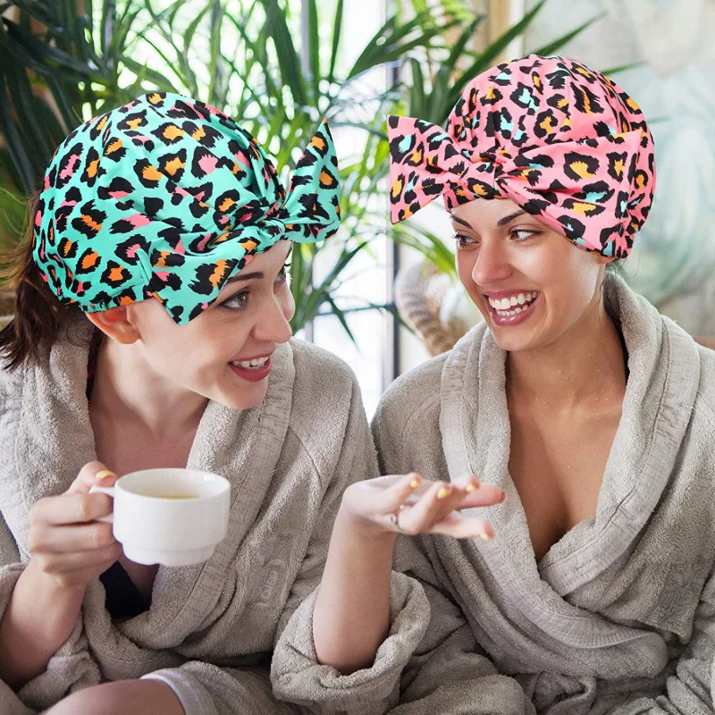 Leopard sleeping Bonnet satin Luxury Shower Cap for Women - Waterproof, Reusable Shower Cap for Long Hair
Leopard sleeping Bonnet satin Luxury Shower Cap for Women - Waterproof, Reusable Shower Cap for Long Hair
