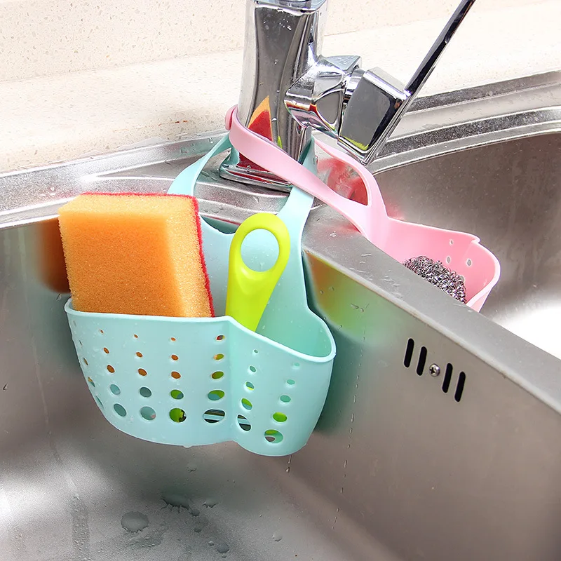 Sink Shelf Soap Sponge Drain Rack Silicone Storage Basket Bag Faucet Holder Adjustable Bathroom Holder Sink Kitchen Accessory 
Sink Shelf Soap Sponge Drain Rack Silicone Storage Basket Bag Faucet Holder Adjustable Bathroom Holder Sink Kitchen Accessory