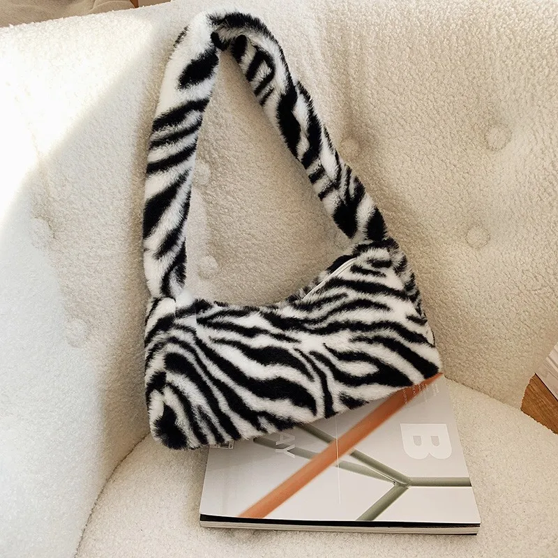 2021 Leopard Zebra Pattern Faux Fur Handbags for Women Ladies Armpit Underarm Bags Furry Purses for Girls, Multi
2021 Leopard Zebra Pattern Faux Fur Handbags for Women Ladies Armpit Underarm Bags Furry Purses for Girls, Multi