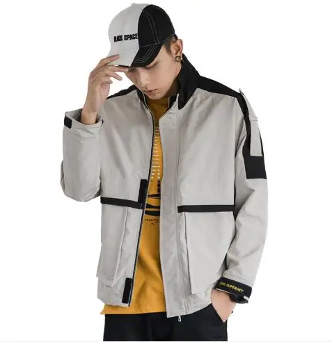 2020 autumn new casual letter embroidery loose camouflage men's jacket coat apparel 
2020 autumn new casual letter embroidery loose camouflage men's jacket coat apparel