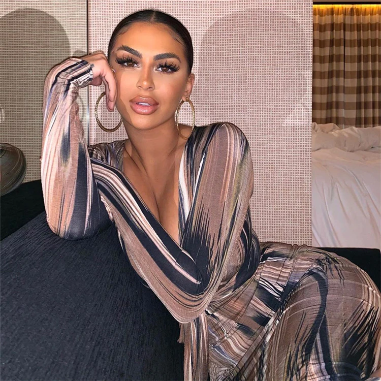 A92261 Women sexy long dress fitness long sleeve women dress elegant clothing for evening party wholesale 2020 new arrivals 
A92261 Women sexy long dress fitness long sleeve women dress elegant clothing for evening party wholesale 2020 new arrivals
