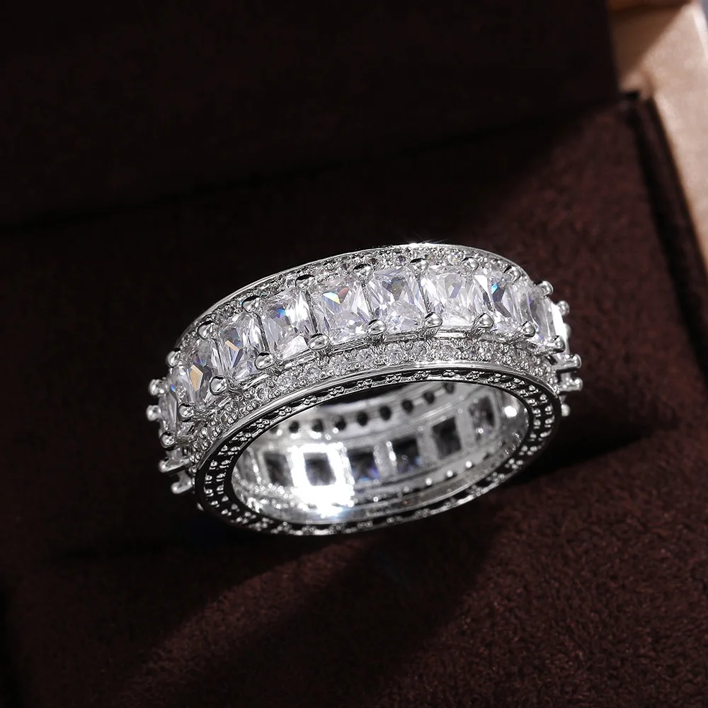 Luxury Crystal Cubic Zircon Love Rings for Women Luxury Engagement Proposal Ring Square Statement Jewelry, Customized color
Luxury Crystal Cubic Zircon Love Rings for Women Luxury Engagement Proposal Ring Square Statement Jewelry, Customized color