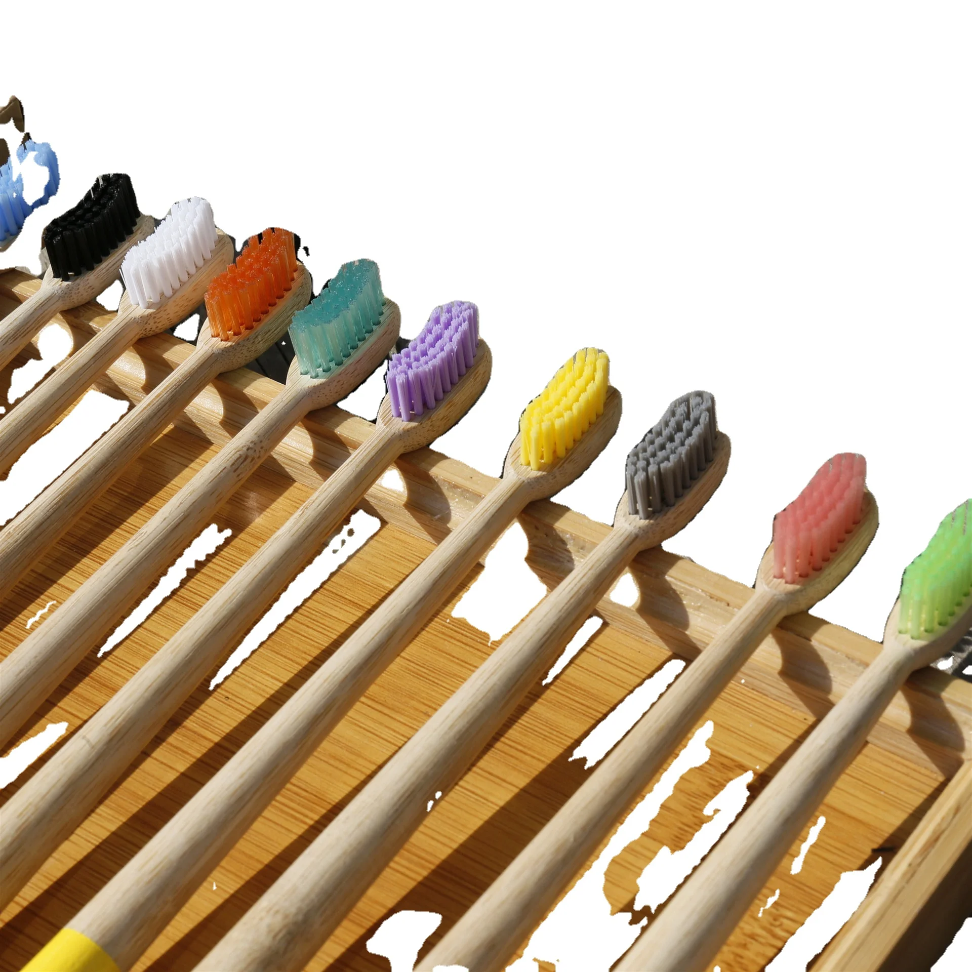Rainbow Natural Bamboo Handle Wooden Toothbrush Oral Hygien Care Wave Teeth Cleaning Biodegradable Cepillos Dentales
Rainbow Natural Bamboo Handle Wooden Toothbrush Oral Hygien Care Wave Teeth Cleaning Biodegradable Cepillos Dentales