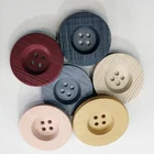 Factory Customized Color 4 Holes Resin Button for Wind Coat in Stock