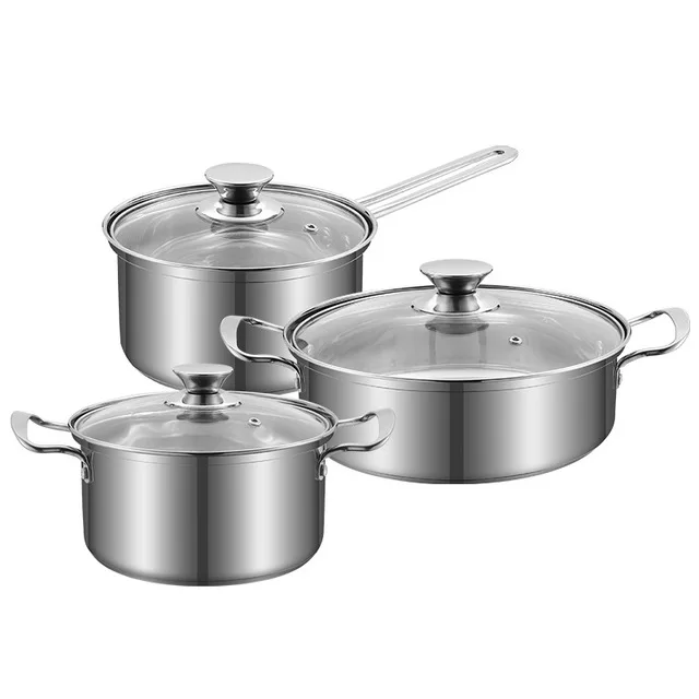 custom brand dropshipping oem stainless steel non stick cookware sets, Stainless steel color
custom brand dropshipping oem stainless steel non stick cookware sets, Stainless steel color