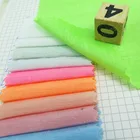 wholesalers in stock high quality woven washed cotton polyester blend jacquard hemp fabric for T-shirts, bags, garments