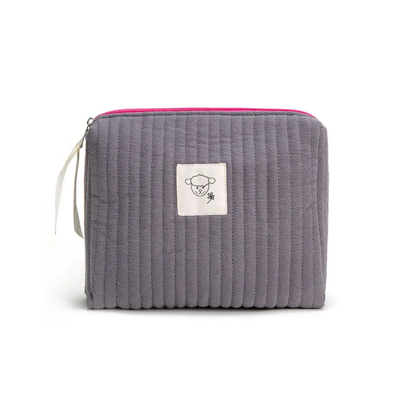 Hot sale Cute Simple Gary Style Makeup Bag Wholesale Travel Vanity Box With Zipper For Women
Hot sale Cute Simple Gary Style Makeup Bag Wholesale Travel Vanity Box With Zipper For Women