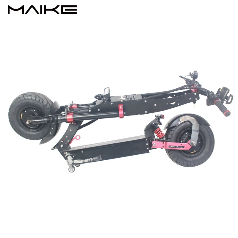 Maike MK9X 7200W double motor 2 wheel wide tire scooter folding e scooter electric scooter, Black+red
Maike MK9X 7200W double motor 2 wheel wide tire scooter folding e scooter electric scooter, Black+red