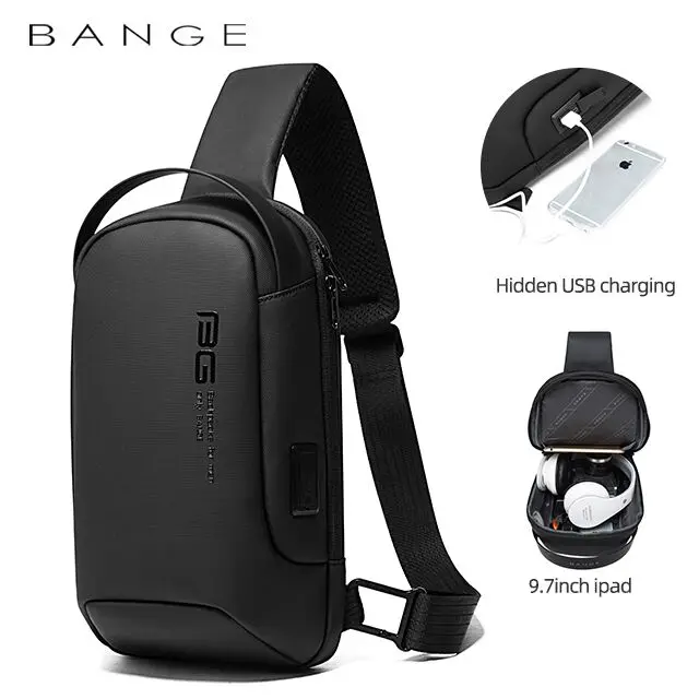 Bange new design factory usb men travel outdoor waterproof portable men small shoulder crossbody sling bag crossbody sling bag
Bange new design factory usb men travel outdoor waterproof portable men small shoulder crossbody sling bag crossbody sling bag