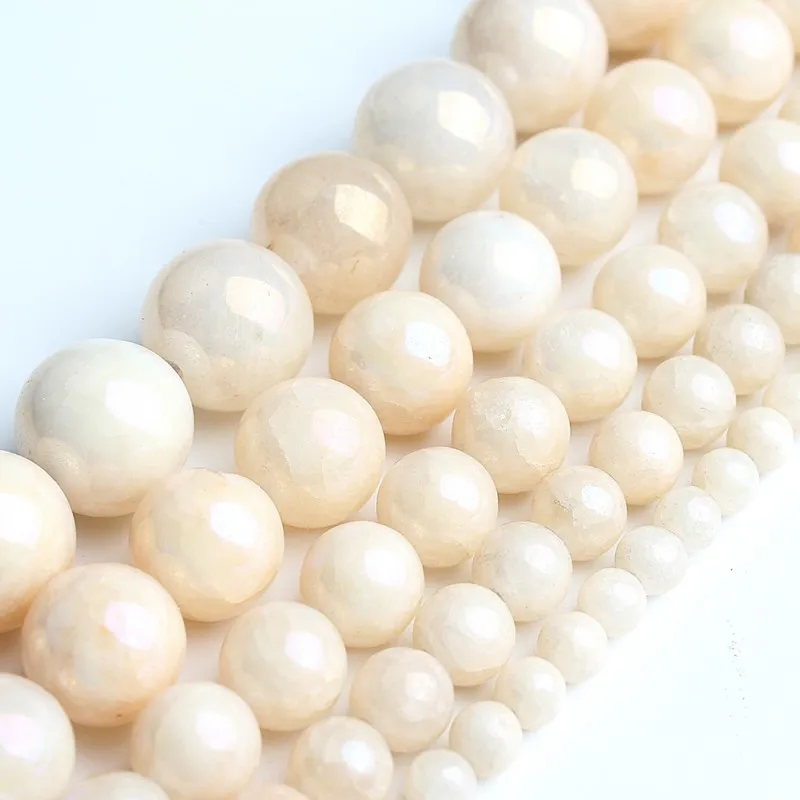 4/6/8/10/12mm Round Light Yellow Electroplate Angelites Stone Beads for Bracelet Necklace Diy
4/6/8/10/12mm Round Light Yellow Electroplate Angelites Stone Beads for Bracelet Necklace Diy