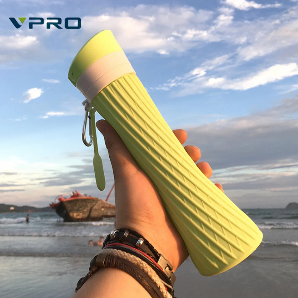 500ML Travel Silicone Foldable Bottle Cup Outdoor Sport Portable Collapsible Water Bottle, Blue,brown
500ML Travel Silicone Foldable Bottle Cup Outdoor Sport Portable Collapsible Water Bottle, Blue,brown