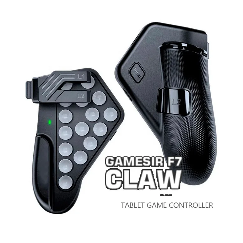 

GameSir F7 Claw Tablet Game Controller for iPad / Android Tablets Zero Latency for PUBG Call of Duty, Black