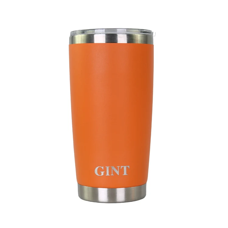 GINT 20oz double wall customized stainless steel coffee thermos tumbler with lid for drinking
GINT 20oz double wall customized stainless steel coffee thermos tumbler with lid for drinking